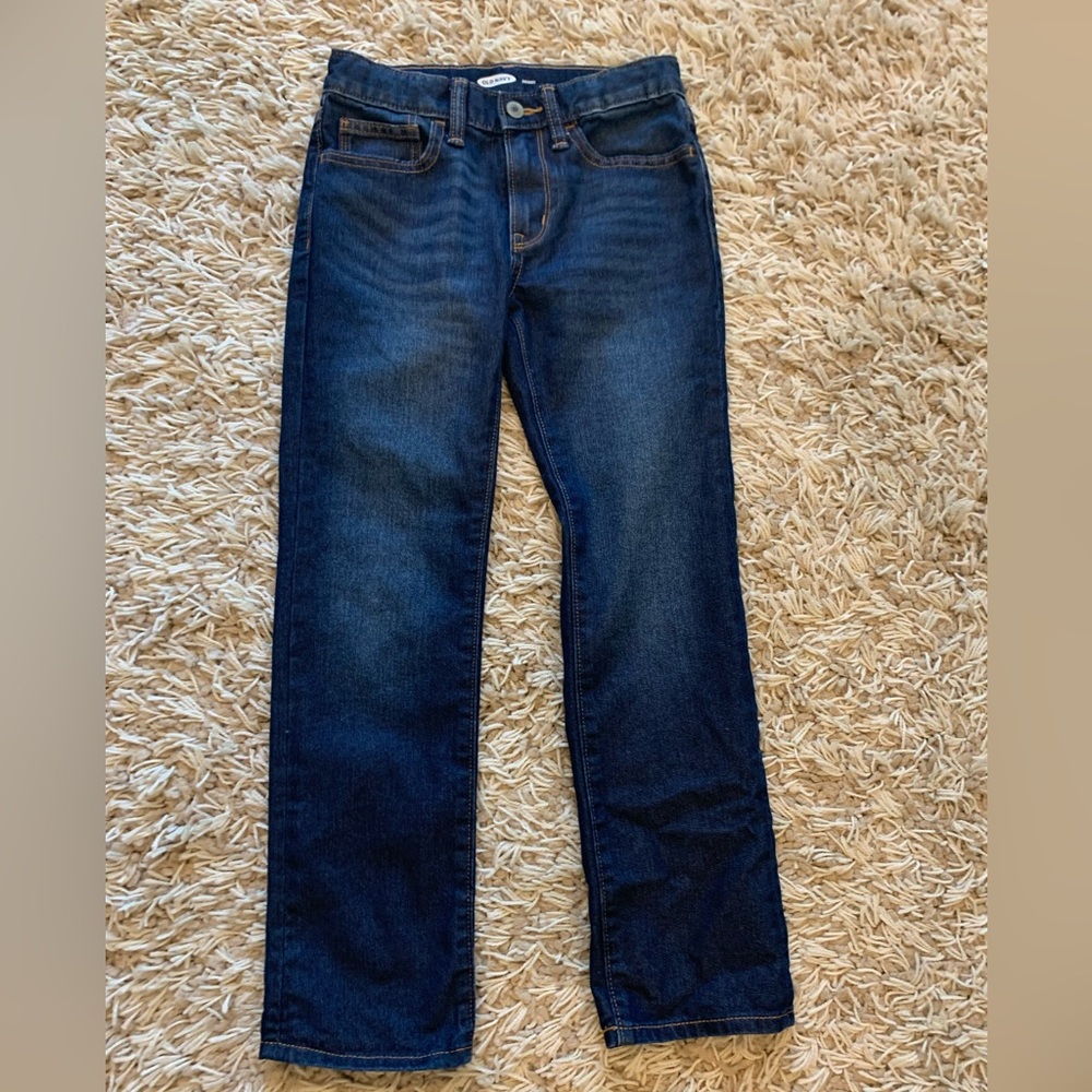 NWOT Old Navy Jeans boys size 8 straight leg slim fit medium wash